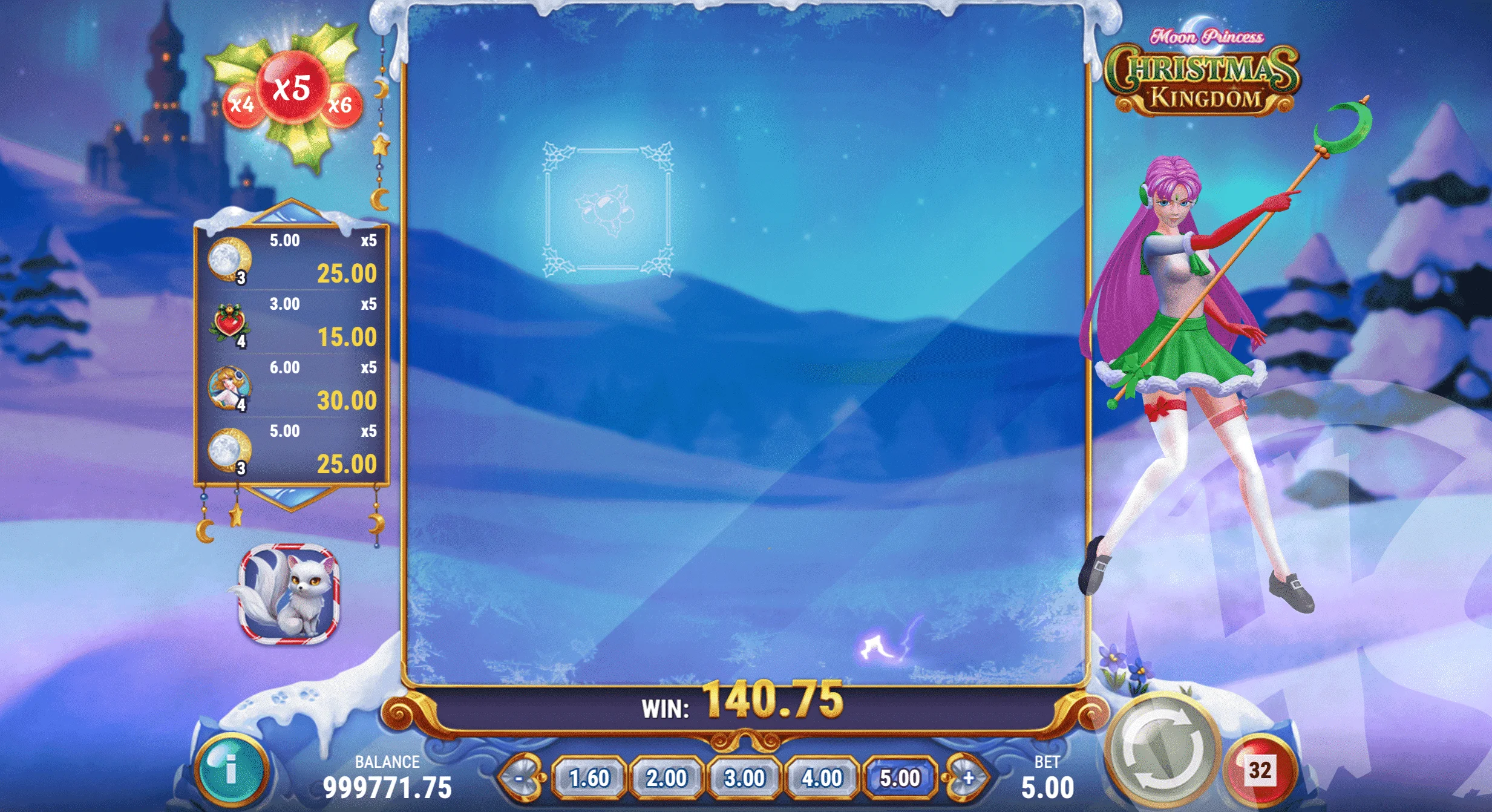 Moon Princess Christmas Kingdom Slot Review pic 4